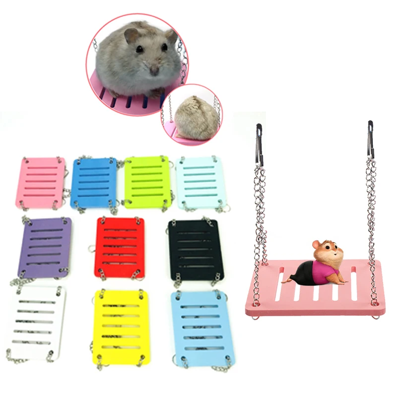 Симпатичный Хомяк-попугай маленькая подвесная кровать стряхивающийся домик
