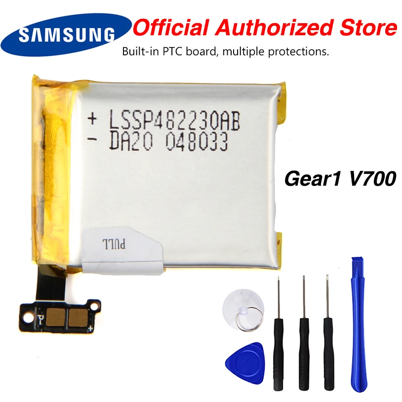 Оригинальная Аккумуляторная батарея Samsung Galaxy Gear1 V700 SMV700 оригинальная запасная 315