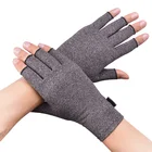 1 пара компрессионных перчаток для артрита, поддержка запястья, Премиум хлопок, облегчение боли в суставах, для рук, для женщин и мужчин, терапевтический браслет