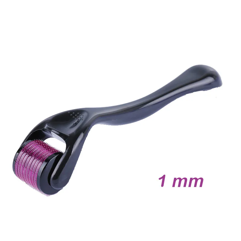 Black-1mm Дерма ролик DRS540 микро иглы Дерма ролик микроиглы для ухода за кожей косметический уход за телом Титан микро иглы ролик - Цвет: Black-1mm