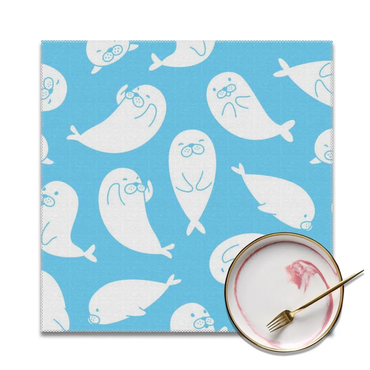 Мультяшный Морской льв Медведь Полярный медведь подставка для обеденного стола