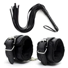 Экзотические аксессуары регулируемые искусственные плюшевые наручники Для лодыжек наручники для фиксации Секс Бандаж наручники для секса