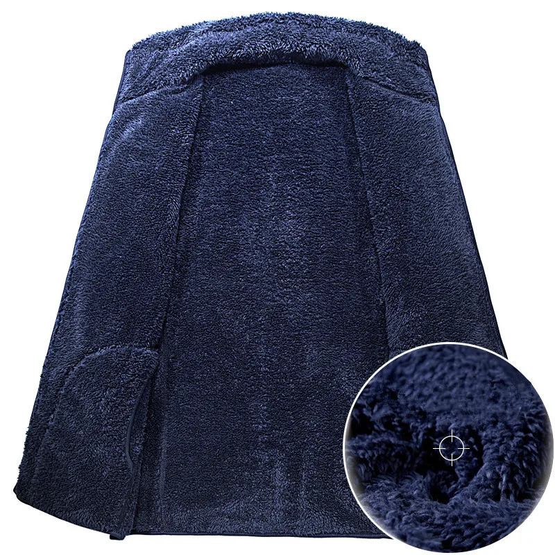 Зимняя Двухсторонняя куртка большого размера из бархата для мужчин и женщин