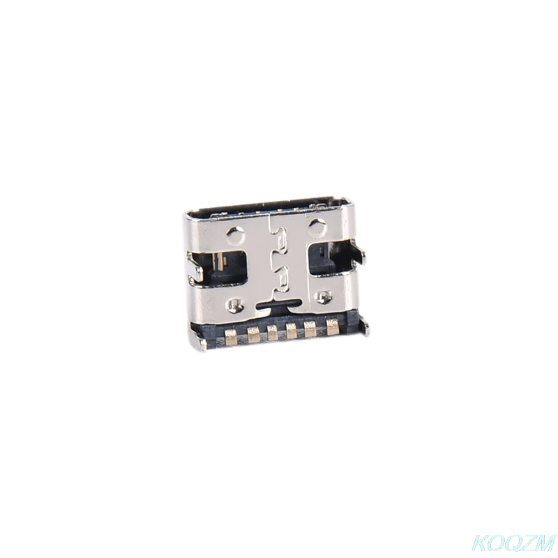 

10pcs/lot 6 Pin SMT Socket Connector Micro USB Type C 3.1 Female Placement SMD DIP For PCB Design DIY High Current Charging