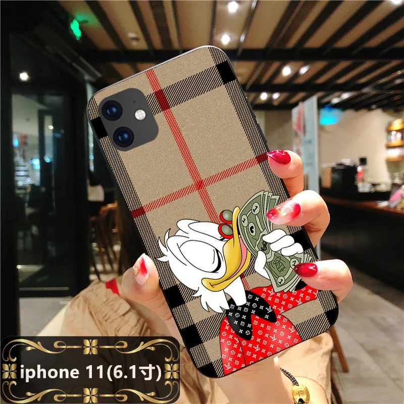 

Disney protective case is suitable for iPhone 6/7/8/X/XS/XR/xsmax/11/pro/promax Donald Duck phone cas