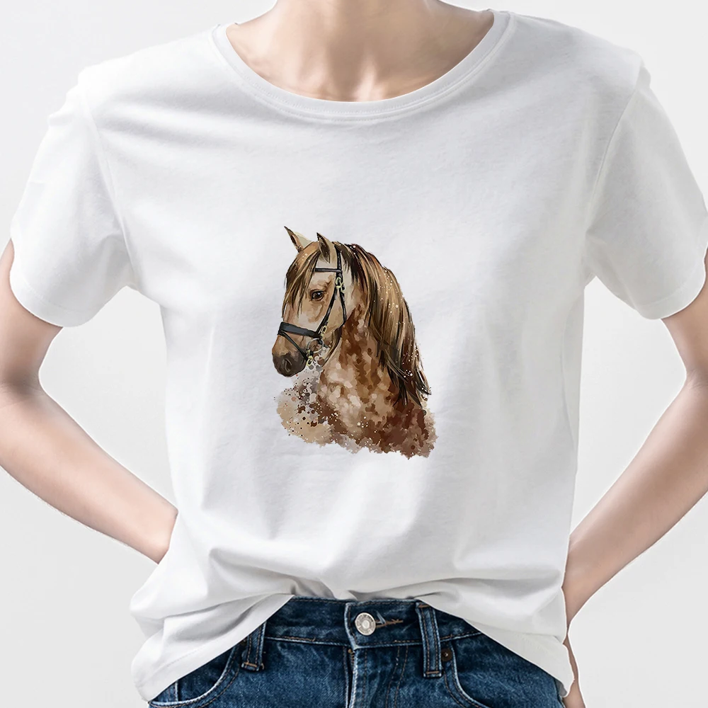 

Anything Something for New Year 2022 Creativity Russia Horse Graphic T Shirts Women Harajuku Urban Novelty Fashion Free Shipping
