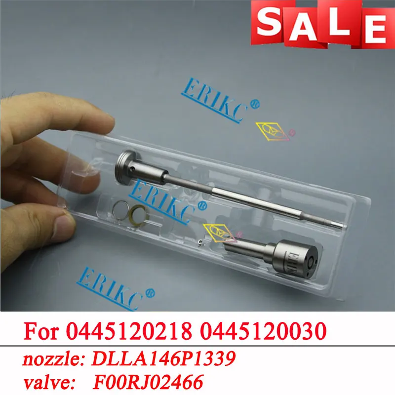 

0445120030 Diesel Injector Overhaul Kits Nozzle DLLA146P1339 0433171831 Control Valve F00RJ02466 For Bosch MAN 0445120218