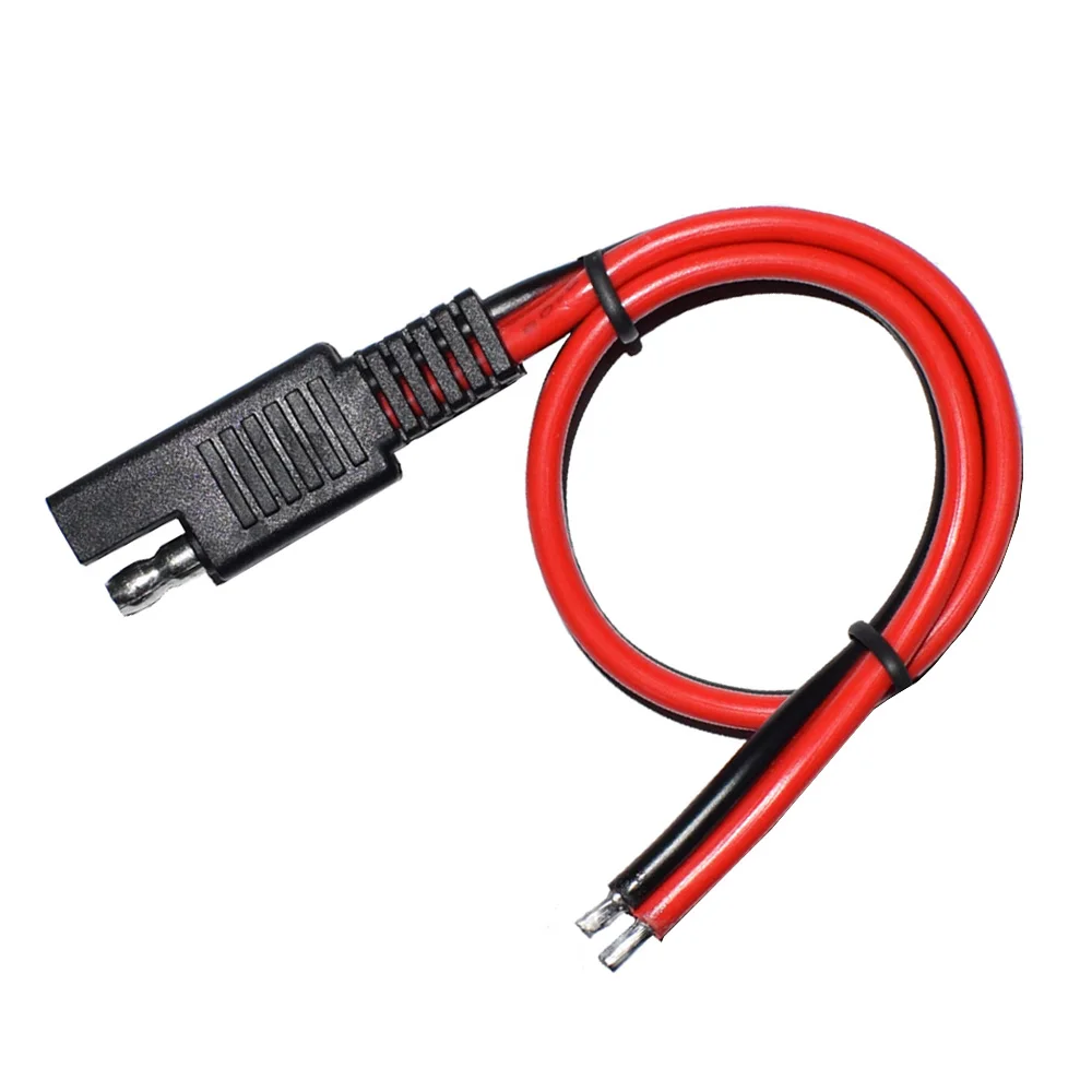 SAE Plug 30CM SAE Power Automotive Extension Cable 14AWG Quick Disconnect Plug for Car Motorcycle Solar Panel Battery Chargers