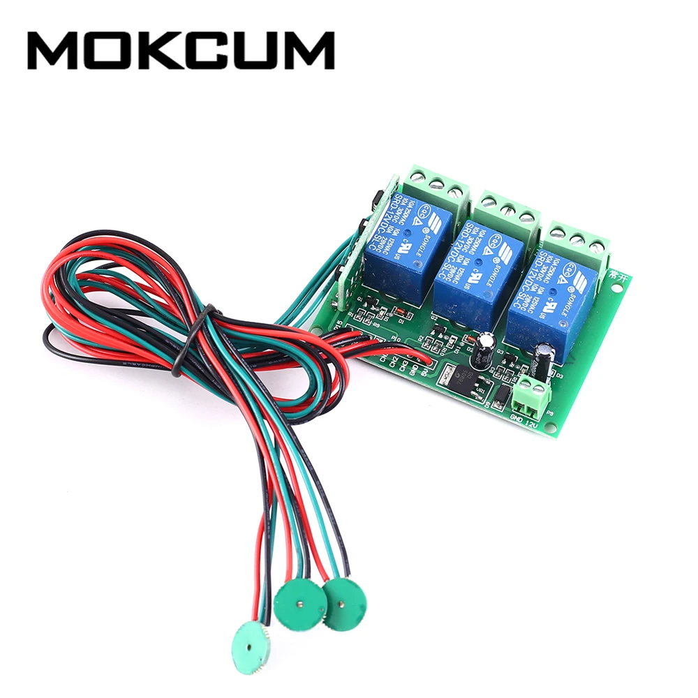 DC 12 В 3 Бит мм Печатная плата сенсорный переключатель канальный