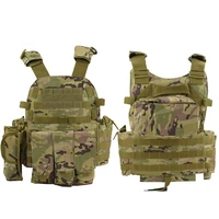 nylon molle vest tactical combat body armor outdoor training hunting vests military men clothes army airsoft protection vest