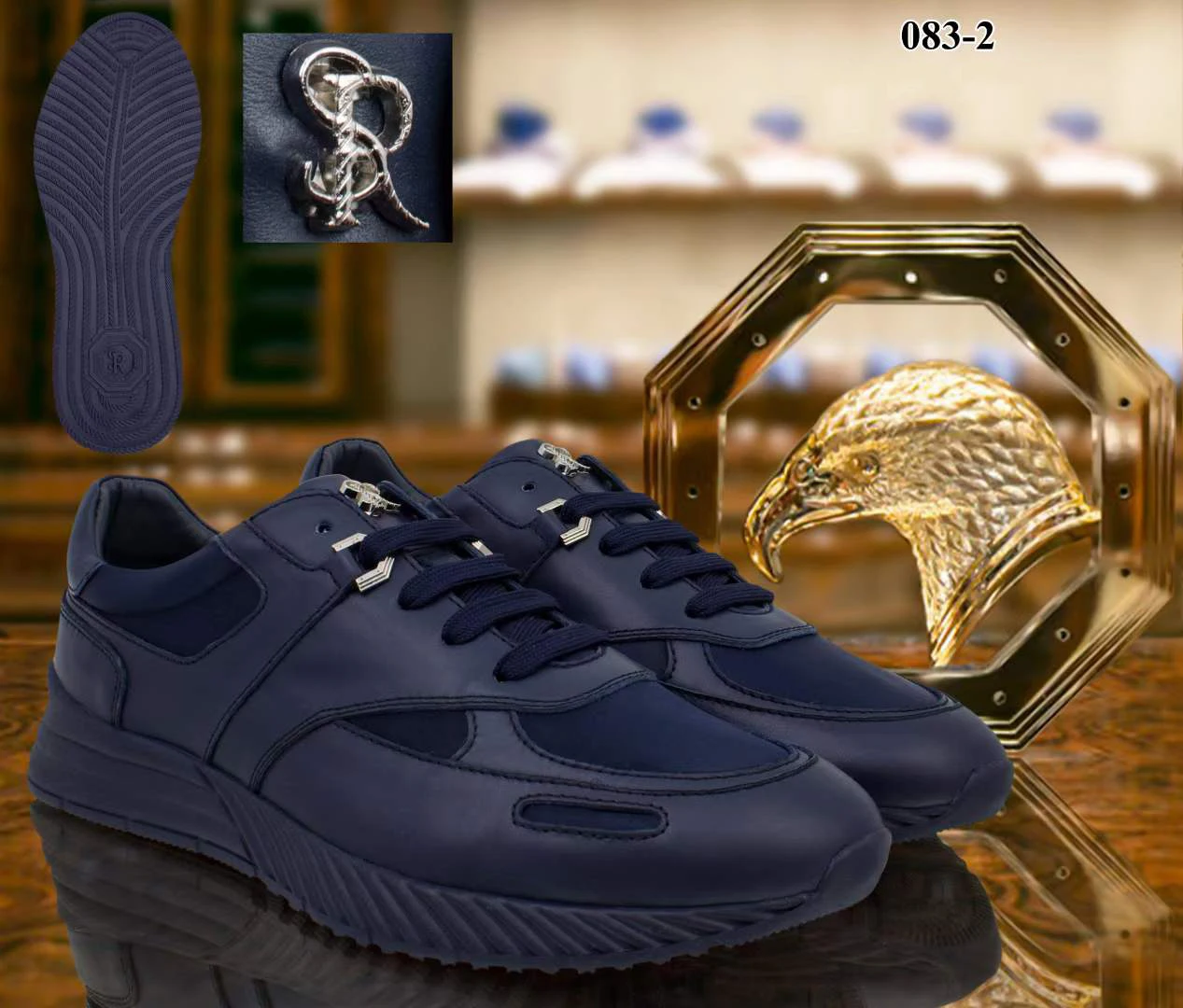 

Мужские кроссовки из воловьей кожи, большие размеры 40-45