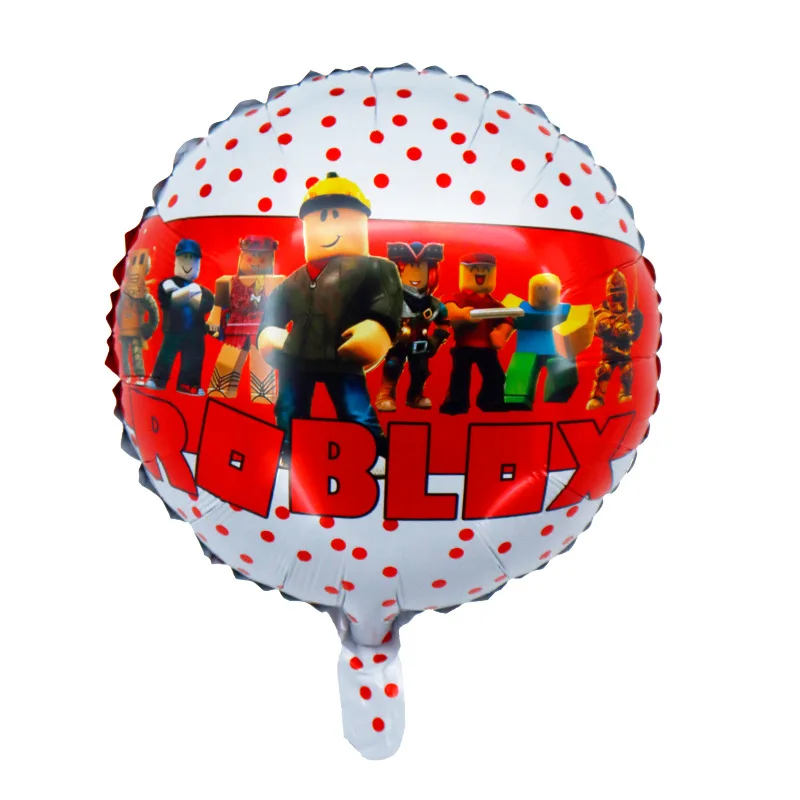 Robloxed шары пиксель латексный фольгированный шар Game С Днем Рождения украшения для