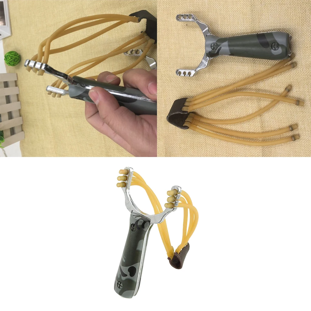 2pc Outdoor Slingshot Wooden Handle High Velocity Game Playing Tools Camo | Спорт и развлечения