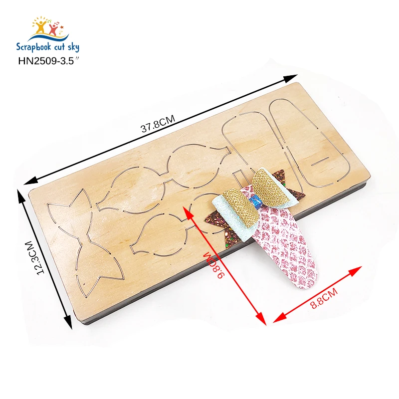 

HairpinCutting Dies HN2509-3.5 Muyu Wooden Mold Scrapbook Suitable For Market General Machines