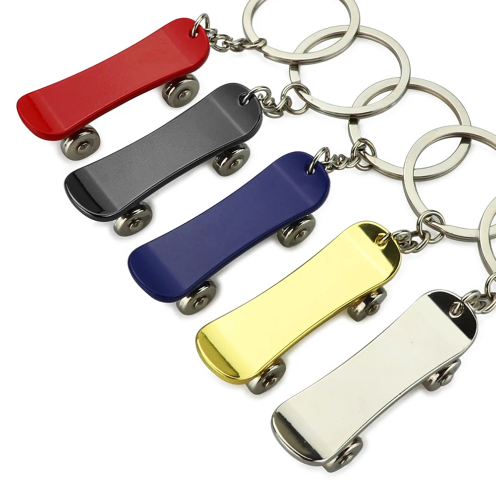 

Car Skateboard Removable Metal Keychain New Scooter Advertising Promotional Gifts Keychain Keyring Interior Accessories Pendant