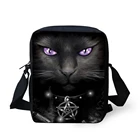 Женские сумки-мессенджеры HaoYun, сумки через плечо в готическом стиле с рисунком кошек, маленькие Сумки из искусственной кожи с рисунком животных, мини-сумки