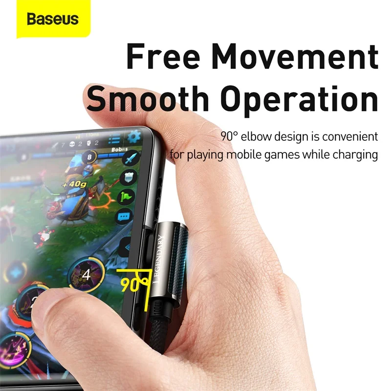 Baseus PD 100 Вт с разъемом USB Type C кабель 5A зарядное устройство для быстрой зарядки 90