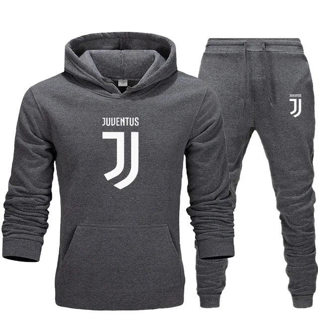 

2020 brand men's sports suit, men's football series, hot sale in autumn and winter, 2 sets of thick hoodies + sports pants, gym