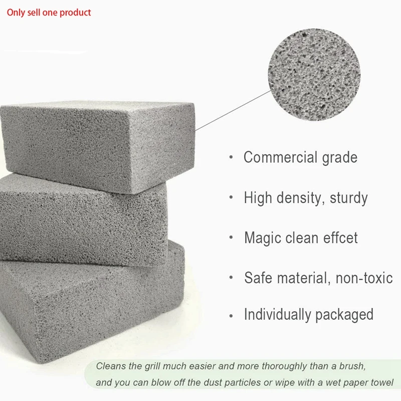 

Grill Cleaning Bricks, Ecological Barbecue Cleaning Bricks, Used to Remove Stains BBQ Cleaning