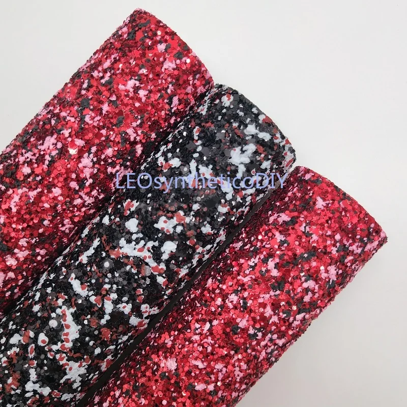 1 шт. 21X29 см Снежный блеск Fabirc, с эффектом блестящей кожи, блестящие кожаные листы для изготовления бантов leosynthecodiy T255B