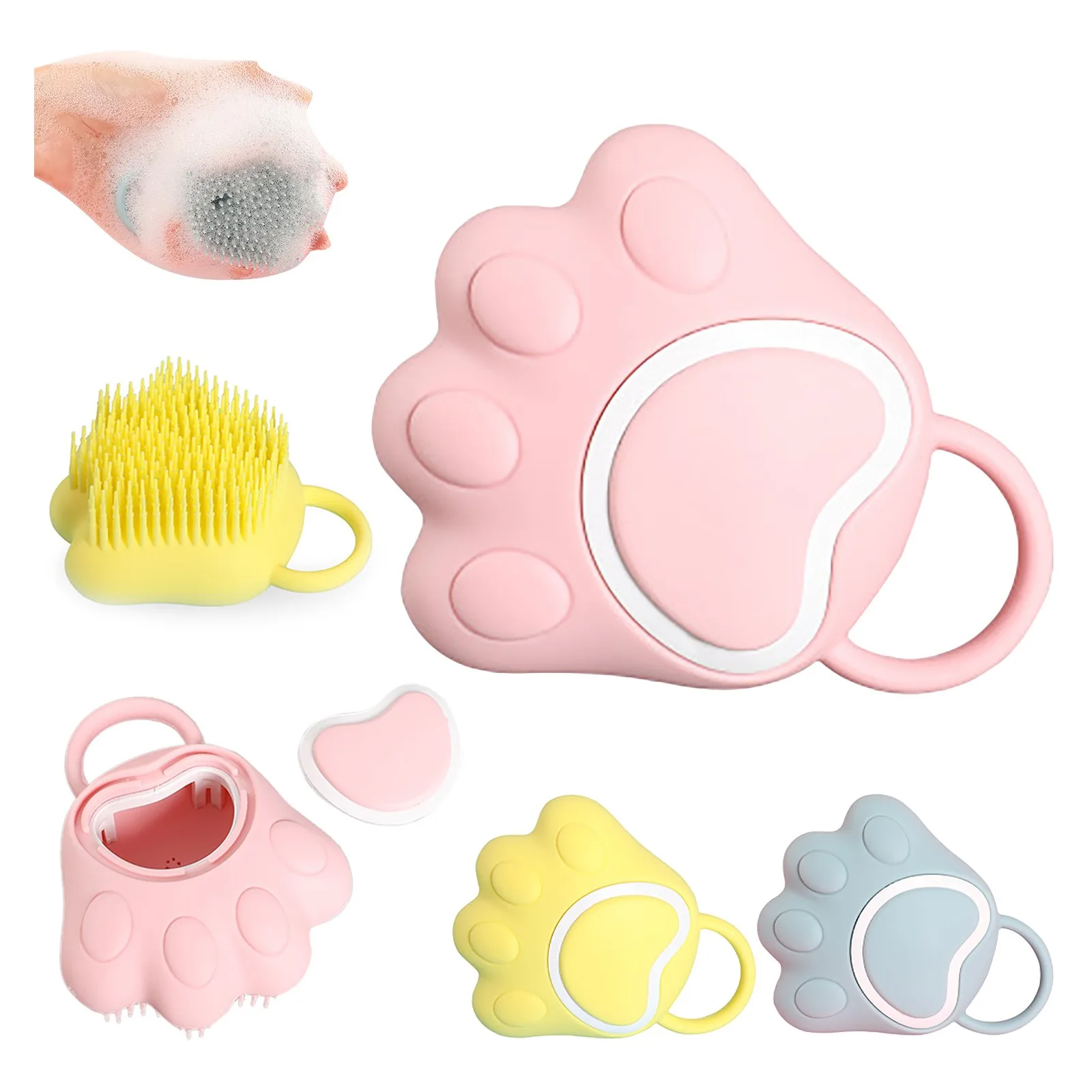 2021 силиконовая щетка для ванны скребок тела Массажная геля душа мягкие перчатки