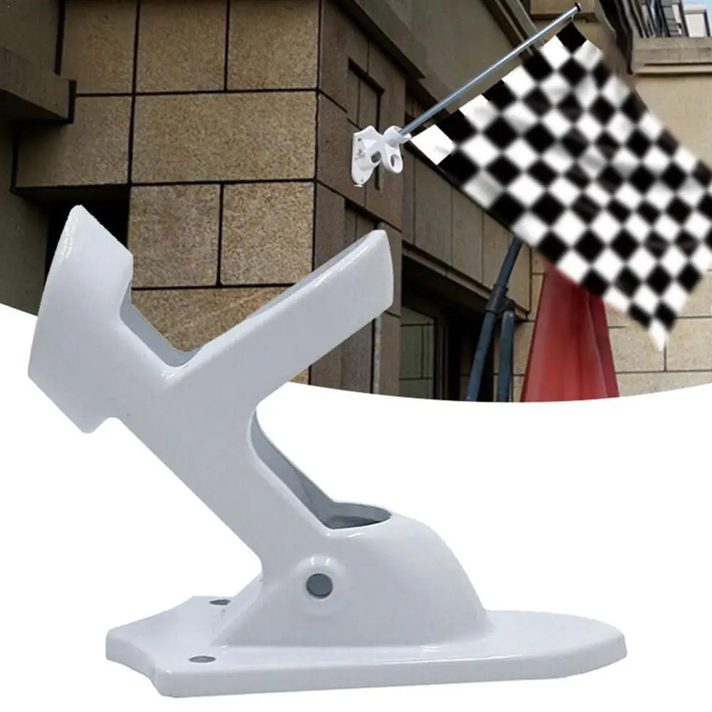 Регулируемый алюминиевый настенный держатель для флага основание лобового