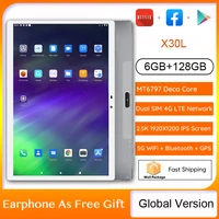 newest tablet 10 inch andriod 10 0 19201200 10 deca core mtk6797 6gb ram 128gb rom type c gps wifi support pubg game computer