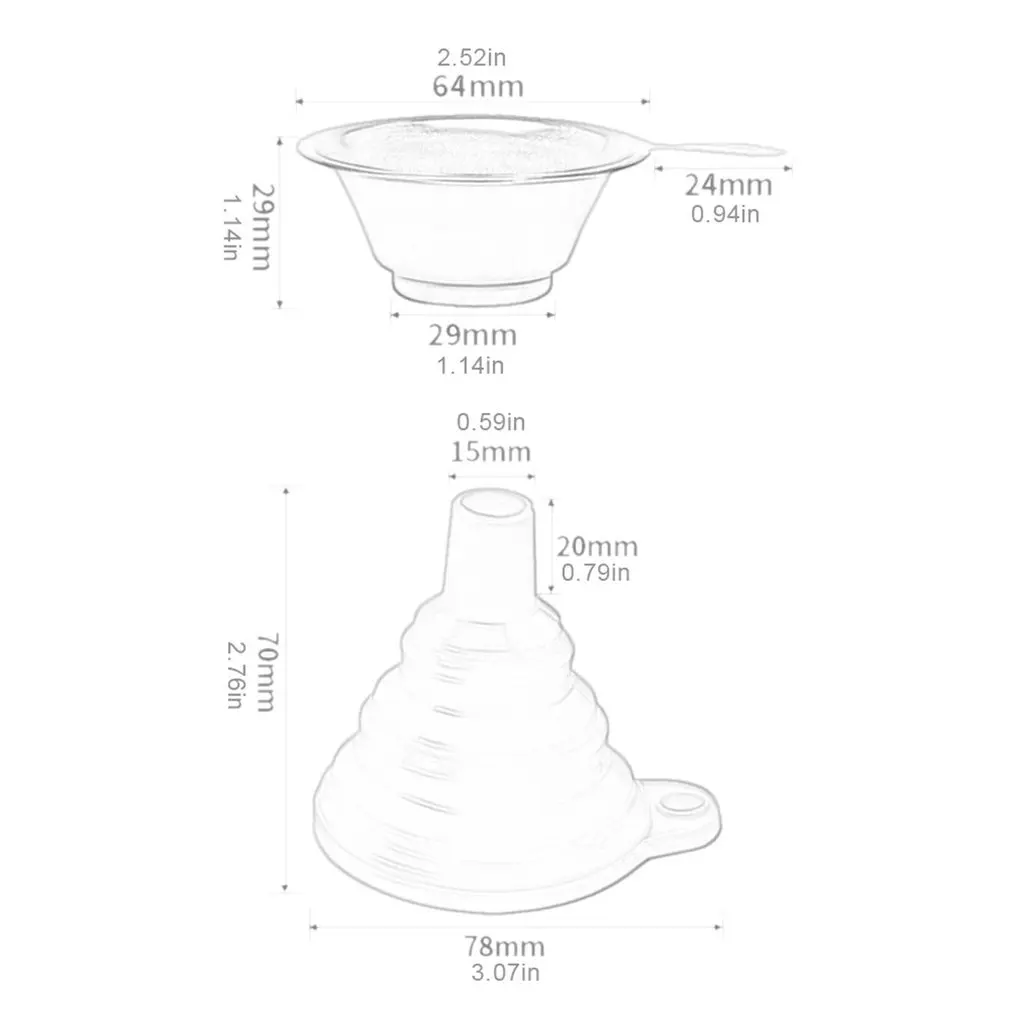 

New Metal UV Resin Filter Cup+Silicon SLA 3D Printer UV Resin Funnel 3D Printer Parts