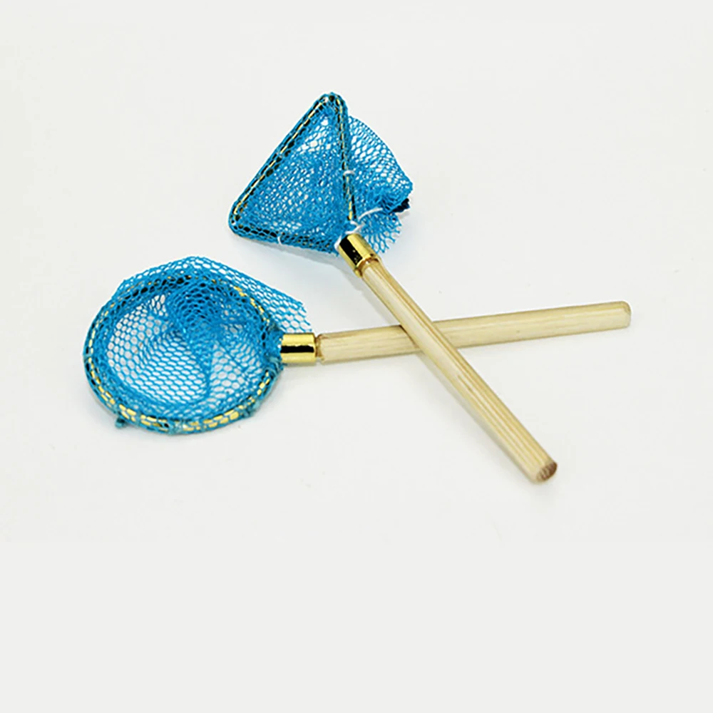 

2Pcs 1/12 Dollhouse Miniature Accessories Mini Fishing Net Simulation Model Toy for Doll House Decoration