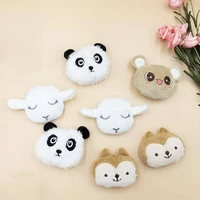 10pcslot diy handmade cute cartoon white sheep dolls appliques for clothes sewing supplies diy hair decoration