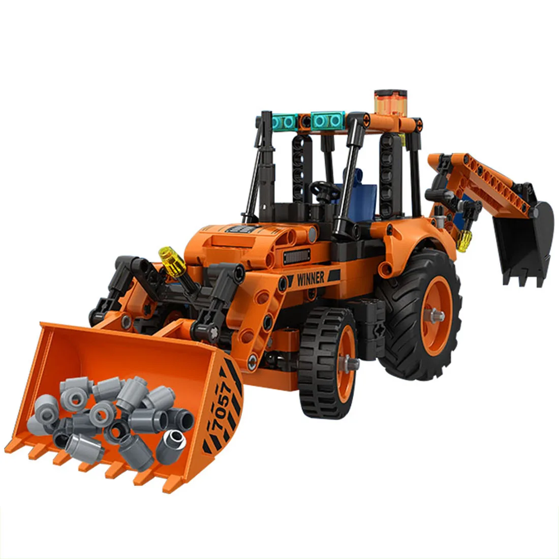 377 шт. высокотехнологичный инженерный автомобиль кирпичи игрушки сделай сам