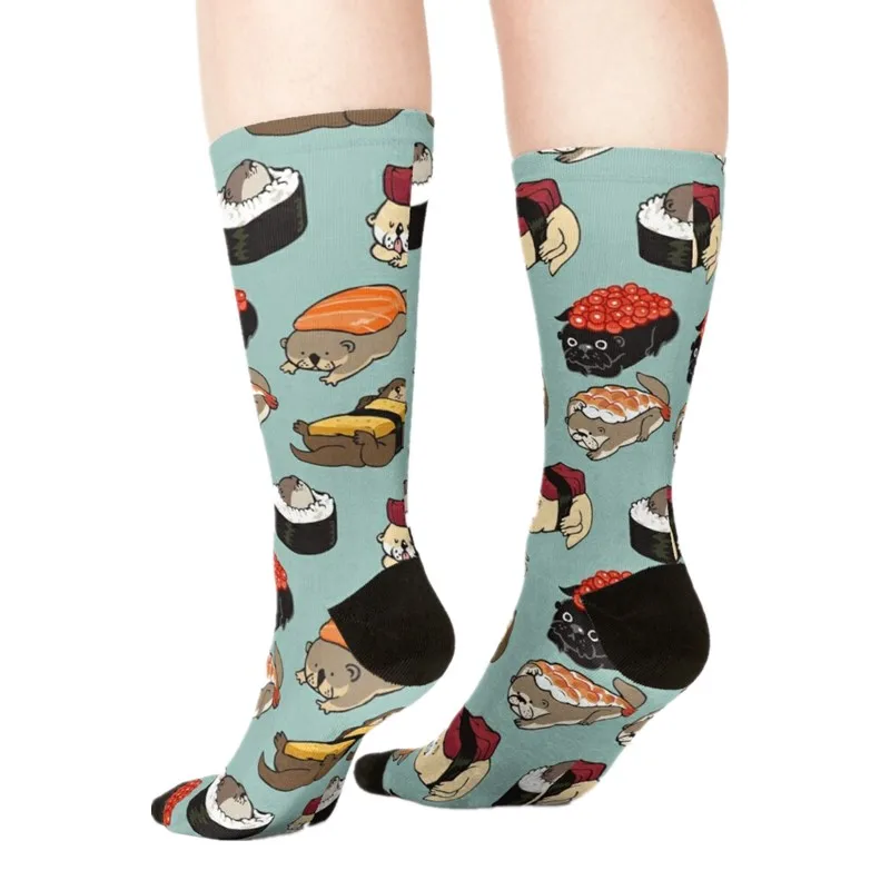 

2021 Women's socks kawaii Shepherd Lovers Printed Socks Woman harajuku Happy Funny Novelty cute girl gift Socks for women