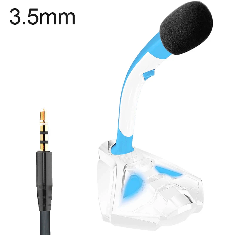 

Computer Wire Microphone Desktop Omnidirectional Condenser PC Laptop Microphone for Gaming Live C66