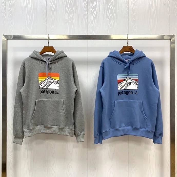 

Spring 2021 fashion print casual loose wool hoodies for men and women