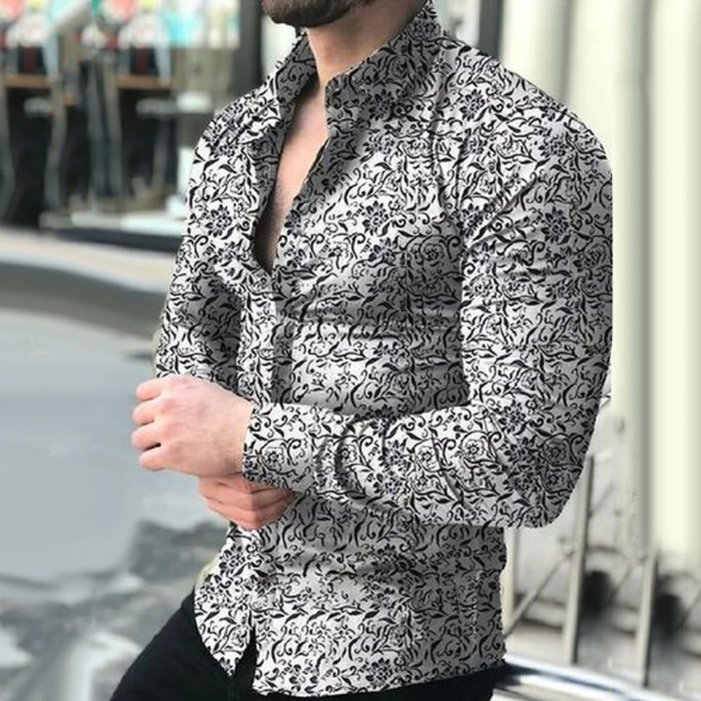 2019 Топ 1 guayabera camisa hombre весна осень деловая Мужская модная рубашка с длинным