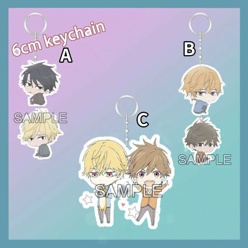 Акриловый брелок на ремешке с аниме Hitorijime My Hero ooshaba Kousuk Yaoi 6 см|Брелоки| |