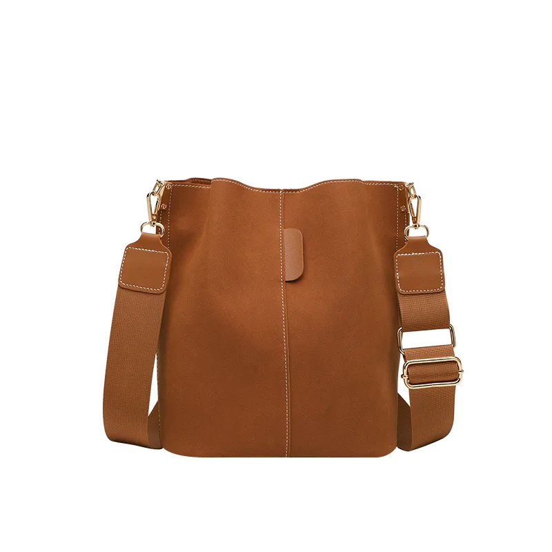 

Bag women's fashion new large capacity frosted bucket bag online celebrity hand bill shoulder diagonal bag