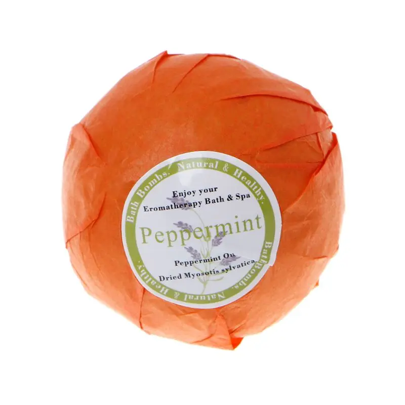 1 шт. разные цвета органический Бомбочки для ванны пузыря Соль с эфирным маслом