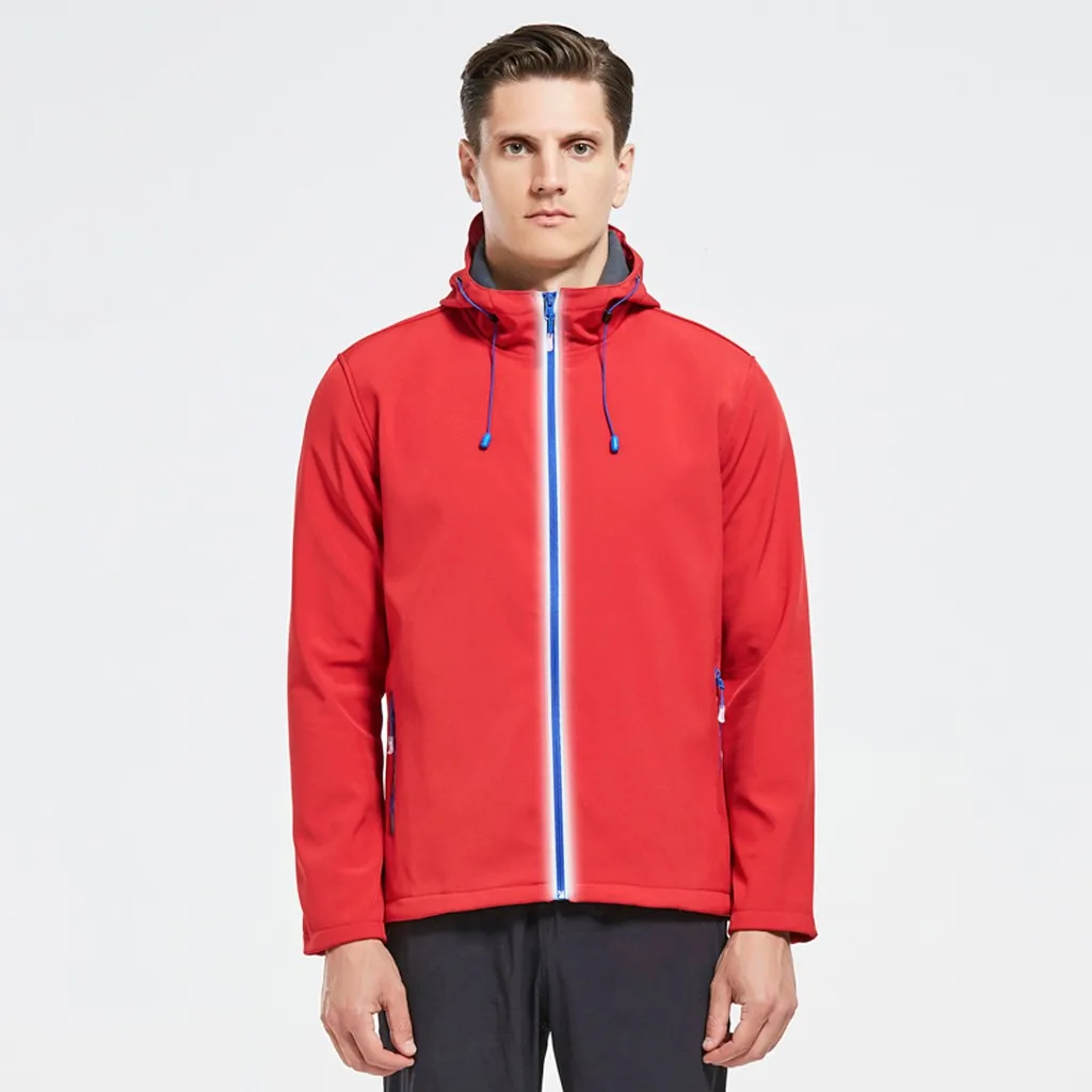 Для женщин мужчин пары Осень Зима Спорт Открытый Ветровка Толстая теплая куртка пальто