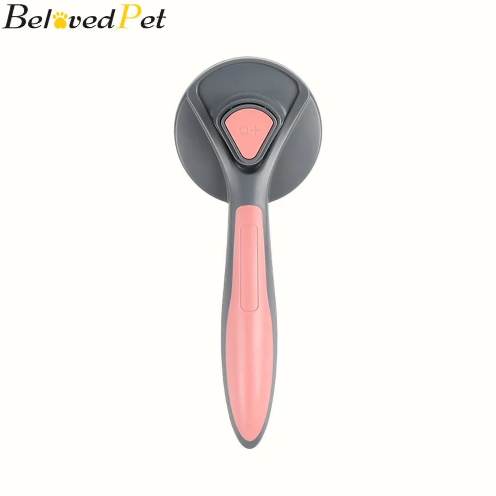 Расческа для ухода за домашними животными инструмент с одной кнопкой