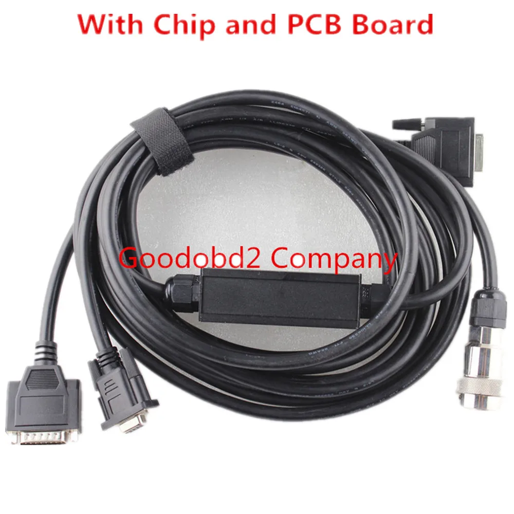 Инструмент для грузовика MB C3 RS232 на RS485 с чипом и печатной платой OBD2 кабель OBD
