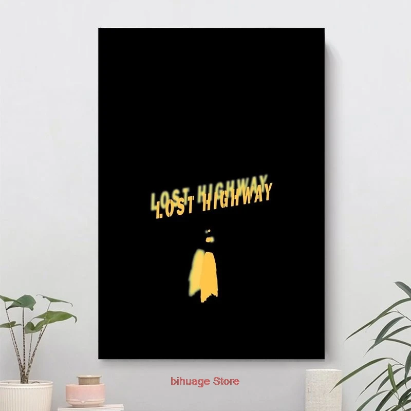 Модная стильная Картина на холсте Lost Highway художественный печатный плакат картина