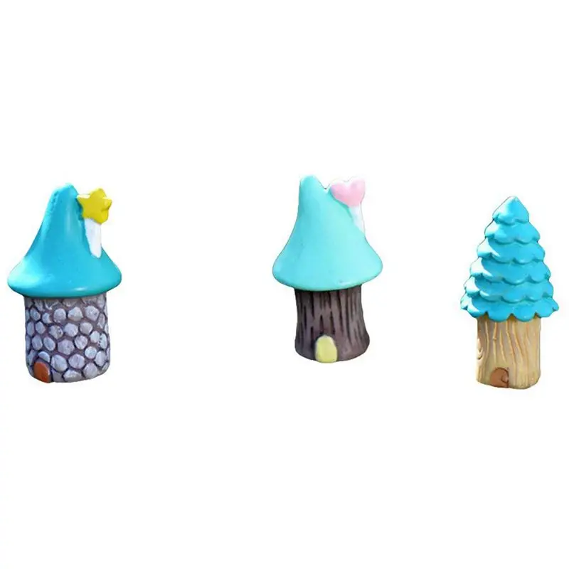 Миниатюрная сказочная садовая ваза украшение для домика в виде грибов фигурка