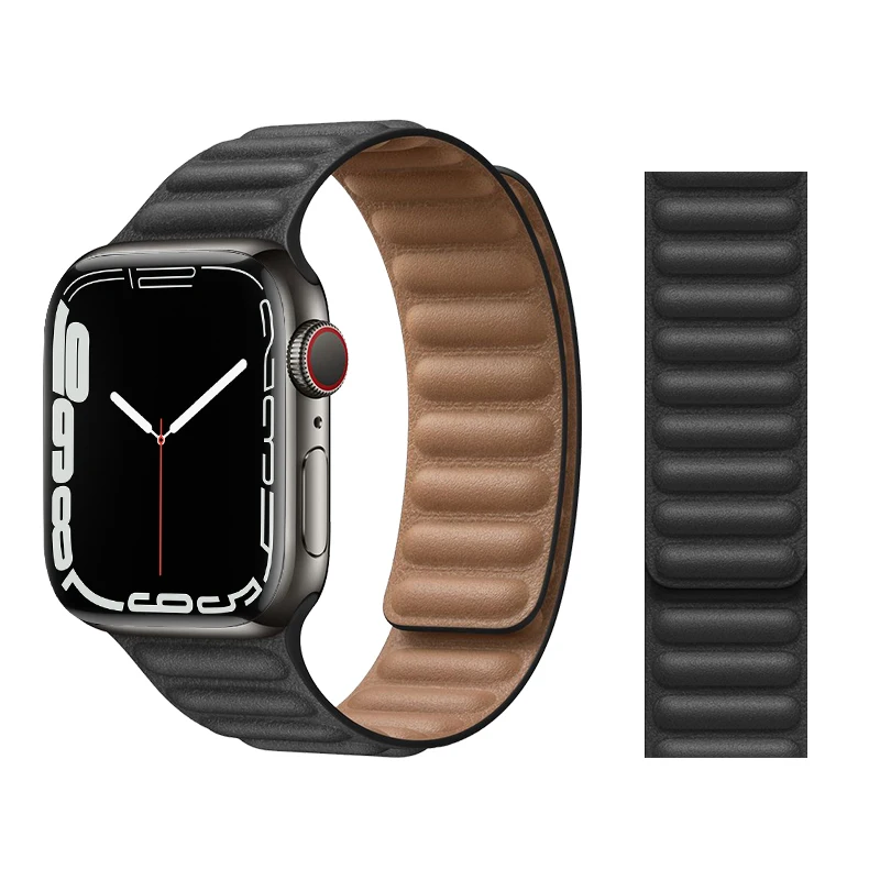 

Для Apple Watch 7 / 6/5/4/3/2 Apple S7 Watch SE Watch 2021 New S6 Advanced Series 7 кожа 45 плетение 44 для мужчин и женщин