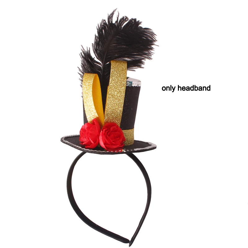 only headband Блестящее классическое нарядное платье-пачка «Алиса в стране чудес» для девочек; Детский костюм для костюмированной вечеринки на Хэллоуин и день рождения - Цвет: only headband