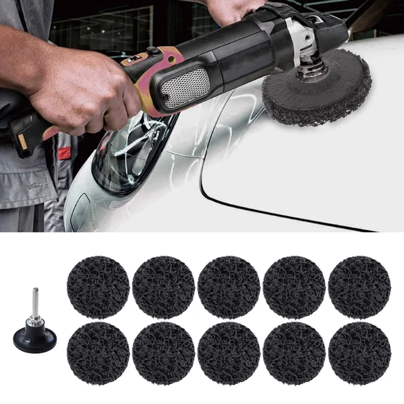Quick Change Discs 10Pcs Sanding 1Pcs 1/4'' Holder Surface Conditioning for Die Grinder Pre | Инструменты