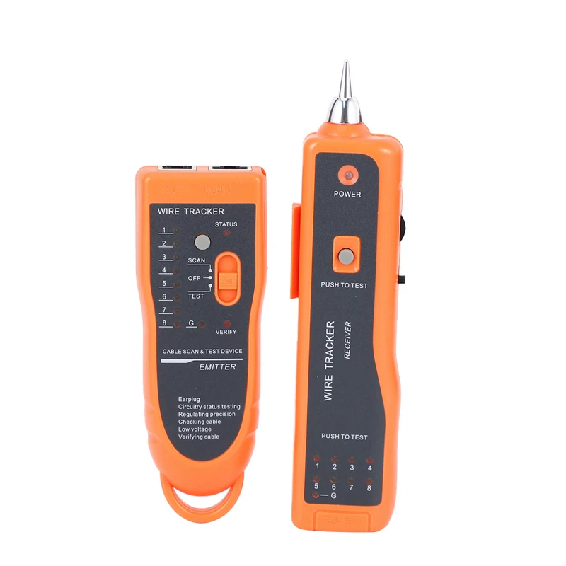 Utp Stp Cat5 Cat6 Rj45 Lan Сетевой кабель тестер линия Finder Rj11 телефонный провод трекер Tracer
