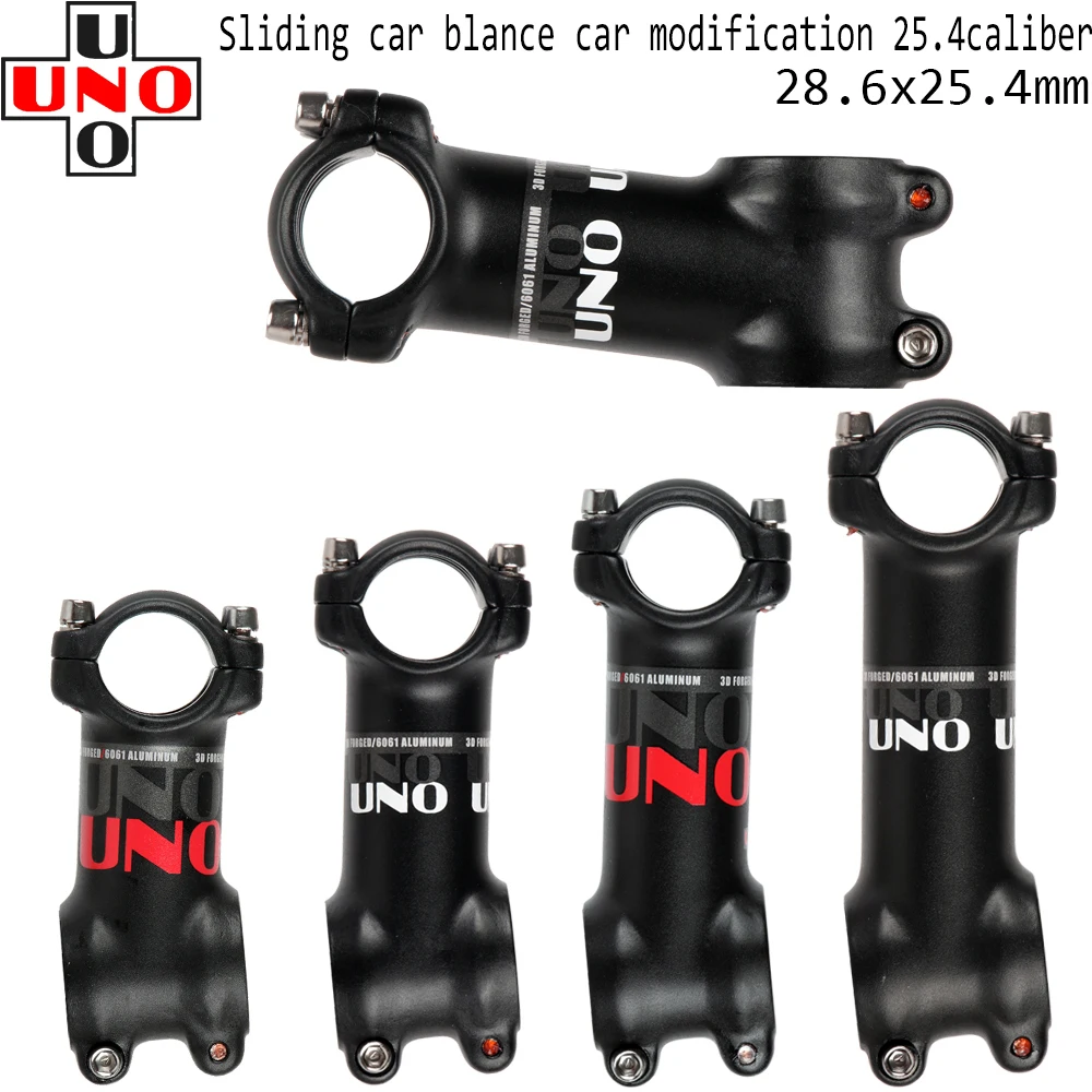 

UNO Bicycle Stems Mountain Road cycling stem 28.6x25.4mm Handlebar Stem 7 Degree 70-130mm Bike accessories