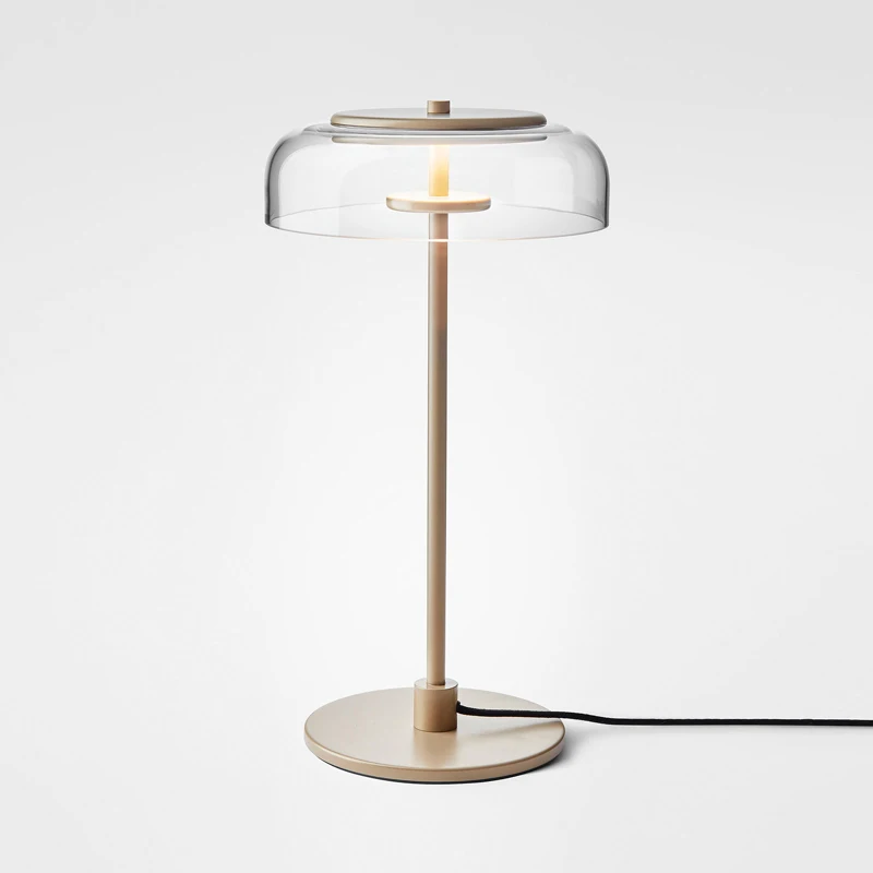 

Northern Europe Modern Concise Bedroom Bedside Designer Model Between Hotel Study Originality Personality Arts Glass Desk Lamp