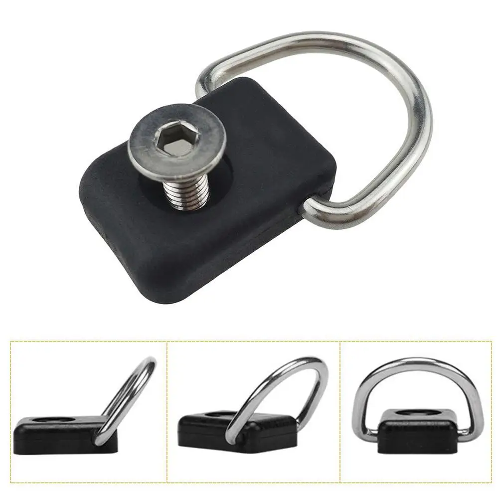 

4Pcs Kayak D Rings Fitting Fishing Rigging Bungee Kit Accessory for Boat Canoe Kayak Kayak D Ring Tie Down